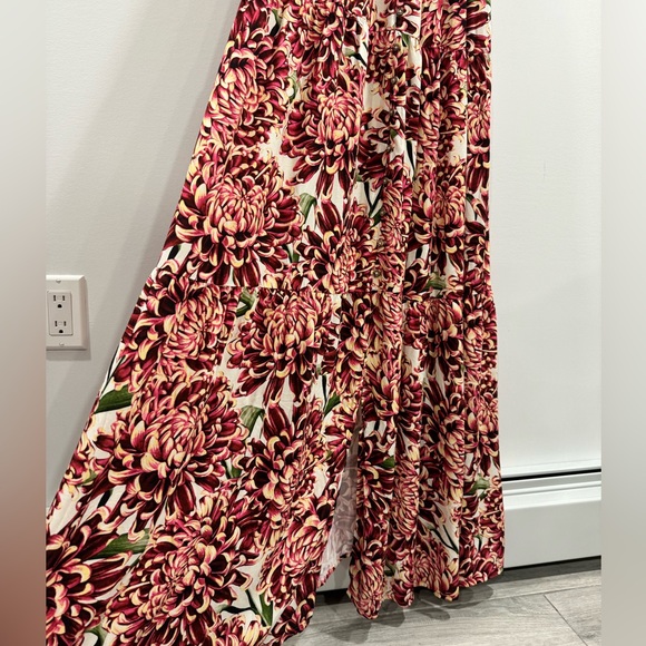 NWT Agua Bendita Dunna Blare Dress Floral Maxi Size Small - Picture 4 of 8